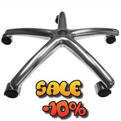 Replacement 5 star shape Metal Steel with Chrome Plate Base of Chair